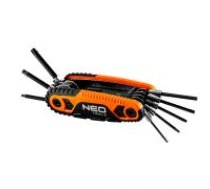 TORX atslēgu komplekts: T9, T10, T15, T20, T25, T27, T30, T40. (09-573)