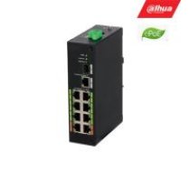 ePoE centrmezgls 100Mbps 8 porti 1G uplink 1SFP, ePoE līdz 800m, Hi-PoE (2110-8ET120)