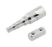 Pakāpju atslēga ar adapteri | 9.6 / 11.6 / 12.7 / 16.4 / 21 mm (YT-03319)