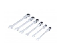 Sprūdrata atslēgu komplekts ar elastīgām galvām | Collu izmēri 1/4 "-9/16", 6gab (30005)