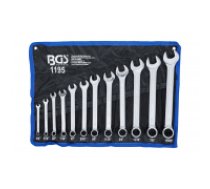 Kombinēto uzgriežņu atslēgu komplekts 12gab. collu izmēri, 1/4 "- 15/16" (1195)