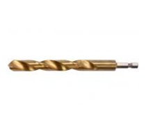 Metāla urbis ar sešstūra galu 6,3 mm (1/4 collas) HSS-TiN | 13,0 mm (YT-44776)