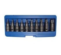 Trieciena uzgaļu komplekts | 12,5 mm (1/2 collas) | T-Star (Torx) T20 — T70 | 10 gab (5097)