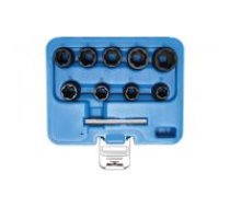 Īpašs komplekts galviņu / skrūvju nosūcējiem | 10 mm (3/8 collas) piedziņa | 10–19 mm | 10 gab (5265)