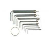 Sešstūru komplekts 8gab. 2,0-10mm CrV (56392)