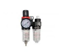 Filtra reduktors ar manometru + smērviela 1/4" 25cm3 (YT-2384)