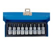 Uzgaļu komplekts 12,5 mm (1/2 collas), T-Star (Torx) T20 - T60, 9 gab (KR122009B)
