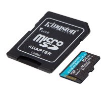 Kingston 64GB microSDXC Canvas Go Plus 170R A2 U3 V30 Card + ADP, EAN: 740617301045|SDCG3/64GB