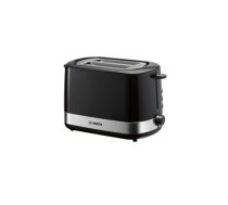 Bosch | Toaster | TAT7403 | Power 800 W | Number of slots 2 | Housing material Plastic | Black/Stainless steel|TAT7403