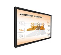Philips 43BDL3452T - 43" Diagonal Class T-Line LED-backlit LCD display - digital signage - with touchscreen (multi touch) - 4K UHD (2160p) 3840 x 2160 - Direct     LED|43BDL3452T/00