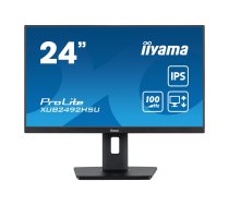 iiyama XUB2492HSU-B6 monitori 60,5 cm (23.8") 1920 x 1080 pikseļi Full HD LED Melns|XUB2492HSU-B6