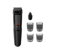 Philips Multigroom series 3000 6-in-1, Face MG3710/15 6 tools Self-sharpening steel blades Up to 60 min run time Rinseable attachments|MG3710/15