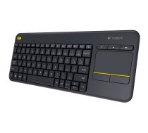 LOGITECH K400 Plus Wireless Touch Keyboard - BLACK - RUS|920-007145RUS