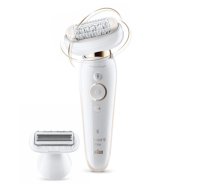Braun | Silk-epil 9 Flex SES9002 | Epilator | Operating time (max) 40 min | Bulb lifetime (flashes) Not applicable | Number of power levels 2 | Wet & Dry | White/Gold|SES     9002
