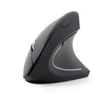 Gembird | 2.4GHz Wireless Optical Mouse | MUSW-ERGO-01 | Optical Mouse | USB | Black|MUSW-ERGO-01