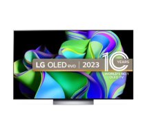 LG OLED evo OLED55C34LA televizors 139,7 cm (55") 4K Ultra HD Viedtelevizors Wi-Fi Sudrabs|OLED55C34LA