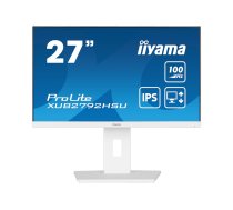 iiyama ProLite XUB2792HSU-W6 LED display 68,6 cm (27") 1920 x 1080 pikseļi Full HD Balts|XUB2792HSU-W6