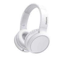 Philips Wireless Headphones TAH5205WT/00, Bluetooth, 40 mm drivers/closed-back, Compact folding, White|TAH5205WT/00