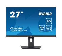 iiyama XUB2792HSU-B6 monitori 68,6 cm (27") 1920 x 1080 pikseļi Full HD LED Melns|XUB2792HSU-B6