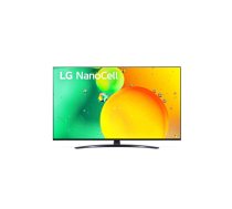 LG TV 65" 4K 65NANO763QA, NanoCell, α5 processor, Dolby Atmos, WebOS, wi-fi|65NANO763QA
