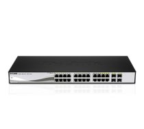 D-LINK DGS-1210-20, Gigabit Smart Switch with 16 10/100/1000Base-T ports and 4 Gigabit MiniGBIC (SFP) ports, 802.3x Flow Control, 802.3ad Link Aggregation, 802.1Q VLAN, 802.1p Priority     Queues, Port mirroring,, Jumbo Frame support, 802.1D STP, ACL, LLD