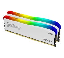 KINGSTON 16GB 3600MT/S DDR4 CL17 DIMM (KIT OF 2) FURY BEAST WHITE RGB SE|KF436C17BWAK2/16