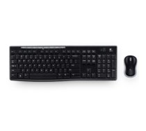 Logitech | MK270 | Keyboard and Mouse Set | Wireless | Mouse included | Batteries included | US | Black, Silver | USB | English | Numeric keypad|920-004508