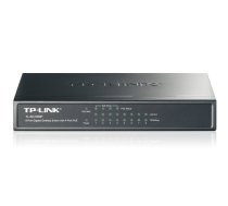 TP-Link TL-SG1008P 8-Port Gigabit Desktop Switch with 4-Port PoE+, 64W PoE Power supply, Supports PoE power up to 30 W for each PoE port, 802.1p/DSCP QoS, IGMP Snooping, Plug and Play,     steel case|TL-SG1008P