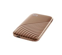 WD 1TB My Passport SSD - Portable SSD, up to 1050MB/s Read and 1000MB/s Write Speeds, USB 3.2 Gen 2 - Gold, EAN: 619659183981|WDBAGF0010BGD-WESN