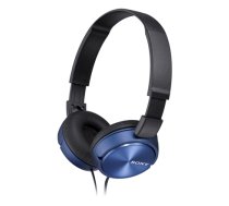 Sony | MDR-ZX310AP | ZX series | Wired | On-Ear | Blue|MDRZX310APL.CE7