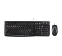Logitech MK120 Combo Laidinė klaviatūra + pelė, USB, US, Juoda|920-002563