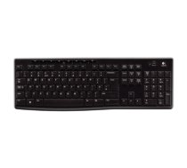 Logitech | K270 | Wireless Keyboard | Batteries included | QWERTY | Black | USB Mini reciever|920-003738