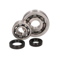 Crankshaft Bearings + Oil Seals Piaggio 50/100cc 4-stroke 2V/3V/4V after 2003 Piaggio / Aprilia / Vespa