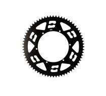 Rear Sprocket 68 teeth Doppler aluminium CNC black MBK 51 / Peugeot 103