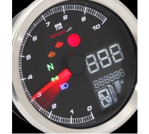 Speedometer / Tachometer Koso TNT-04 black max. 10000 rpm / 360km/h