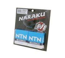 Crankshaft Bearing + Oil Seal Kit Naraku Heavy Duty Peugeot 100cc 2-stroke