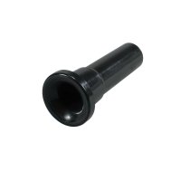 Intake pipe for air box / intake noise damper, d=23mm, black