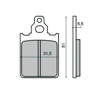 Bremžu kluči RMS Vespa PX ar bremžu disku (VNX2-VLX1-VSX1)