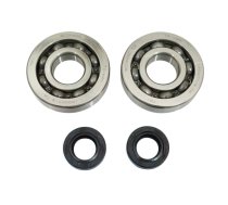 Set crankshaft bearings + oil seals C4 steel cage Peugeot Fox