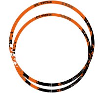 Rim Sticker Kit 12″ Stage6 orange / black