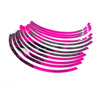 Rim Sticker Kit 13″ Stage6 pink / black