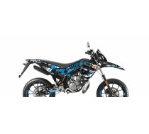 Decal Kit Stage6 blue – black Derbi X-Treme Euro 4