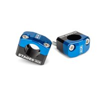 Handlebar Clamp / Bracket Stage6 28,6mm blue