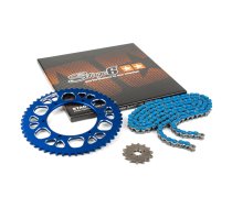 Chain Kit 13×53 – 420 Stage6 aluminium CNC blue Aprilia SX 50