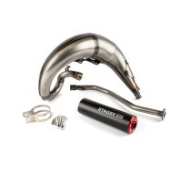 Exhaust Stage6 Streetrace high mount (left side) CNC red / black Beta RR