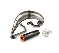 Exhaust Stage6 Streetrace high mount CNC orange / black Beta RR 2012 / HM / Vent