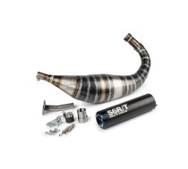 Exhaust Stage6 R/T 80 – 90cc CNC Blue / Black Minarelli AM6