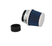 Air Filter KN conical d.28-35 straight (small) white