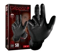 Work Gloves Nitrile High Resistance black - 25 pairs - T8 (M)