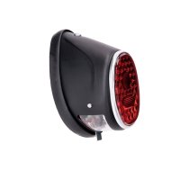 Tail Light oval black universal moped